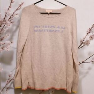 Mettlers 100% Cashmere Sunday Womans Sweater size Medium